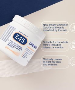 E45 Dermatological Cream Treatment for Dry Skin Conditions 350g