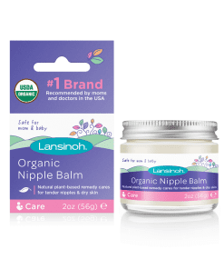 Lansinoh Organic Nipple Balm, Breastfeeding Essentials, 56g