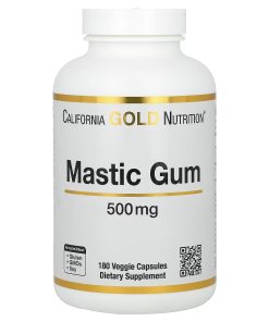 California Gold Nutrition, Mastic Gum, 500 mg, 180 Veggie Capsules