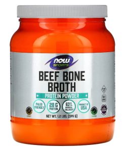NOW Foods, Sports, Beef Bone Broth, Protein Powder, 1.2 lbs (544 g)
