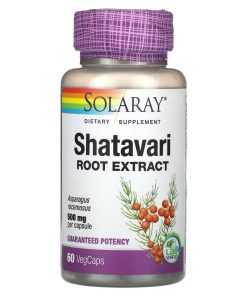 Solaray, Shatavari Root Extract, 500 mg, 60 VegCaps