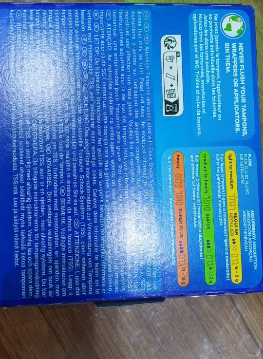 Tampax Super 20 Tampons WELLNESS PRO