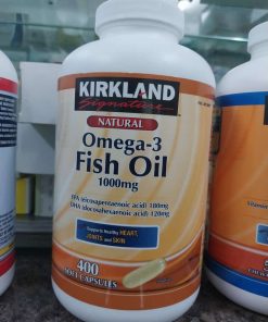 Kirkland Signature Natural Fish Oil Concentrate with Omega 3 1000mg 400 softgels