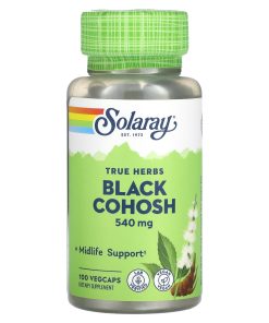 Solaray, True Herbs, Black Cohosh, 540Mg, 100 Vegcaps