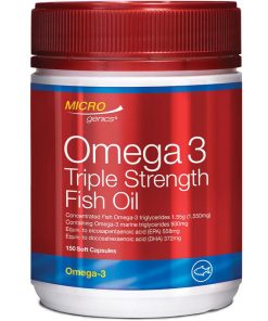 Microgenics Omega 3 Triple Strength Fish Oil 150 Capsules
