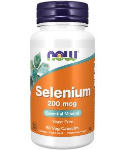 NOW Supplements, Selenium 200mcg 90 Veg Caps for Anti-Aging