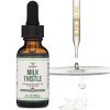 Organic Milk Thistle Liver Detox Supplement Drops 30 Serving a