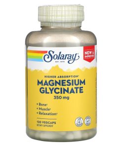 Solaray, High Absorption Magnesium Glycinate, 350 mg, 120 Vegcap