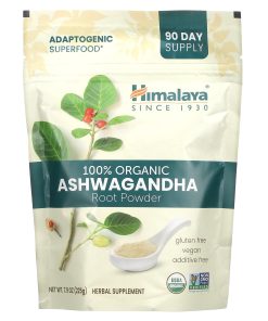 Himalaya, 100% Organic Ashwagandha Root Powder, (225 G) 90se
