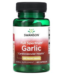 Swanson, Full Spectrum Garlic, 400 Mg, 60 Capsules