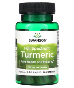 Swanson, Full Spectrum Turmeric, 720 Mg, 30 Capsules