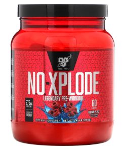 BSN, NO Xplode, Legendary Pre-Workout, Blue Raz, 1.11 Kg