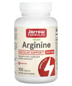 Jarrow Formulas, Vegan Arginine, 1,000 mg, 100 Tablets