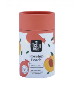 Maccoy Rosehip Peach Tea Undeniably Refreshing, 10 Tea Bags