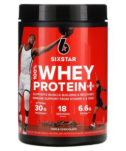 SIXSTAR, 100% Whey Protein Plus, Triple Chocolate, 826 G