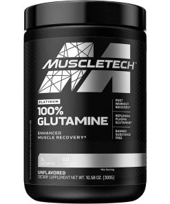 Platinum 100% Glutamine Powder Unflavored Amino 60 Servings