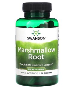 Swanson, Marshmallow Root, 500 Mg, 90 Capsules
