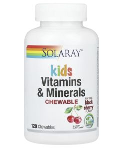 Solaray, Kids Vitamins Minerals Chewable, 120 Chewables