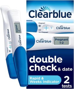 Clearblue Pregnancy Test Double-Check Date Combo Pack, 2s