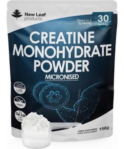 New Leaf Creatine Monohydrate Powder 150g 30 Servings