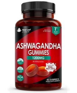 New Leaf Ashwagandha Gummies 1200mg – High Strength 30 Servings