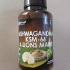 Ashwagandha KSM-66 Lions Mane 120 Veg Caps Black Pepper