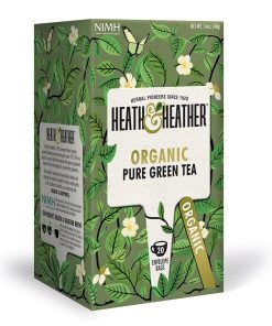 Heath and Heather Organic Pure Green Tea 20 Bag