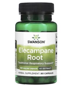 Swanson, Elecampane Root, 100 mg, 60 Capsules