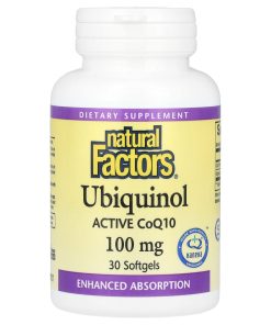 Ubiquinol, Active Coq10, 100 Mg, 30 Softgels