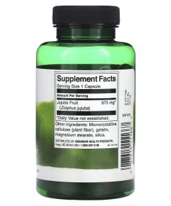 Alternative view of Swanson, Full Spectrum Jujube Fruit, 675 Mg, 60 Capsules
