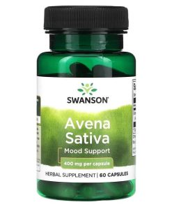 Swanson, Avena Sativa, 400 mg, 60 Capsules for mood support