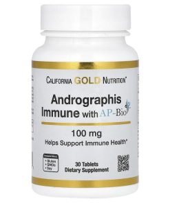California Gold Nutrition, Andrographis Immune with AP-Bio, 100 mg, 30 Tablets