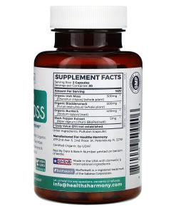 Alternative view of Healths Harmony, Advanced Sea Moss, 60 Capsules