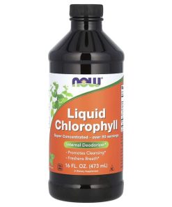 NOW Foods, Liquid Chlorophyll, Mint , 16 fl oz (473 ml)