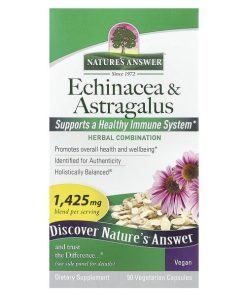 Nature's Answer, Echinacea & Astragalus, 90 Vegetarian Capsules