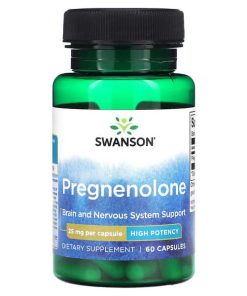 Pregnenolone, High Potency, 25 mg, 60 Capsules