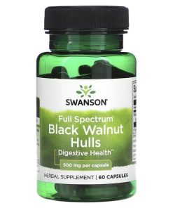 Swanson, Full Spectrum Black Walnut Hulls, 500 mg, 60 Capsules