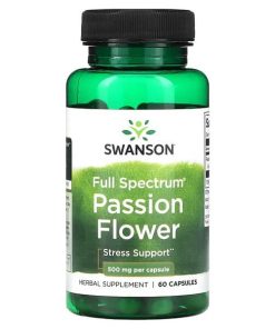 Swanson, Full Spectrum Passion Flower, 500 mg, 60 Capsules