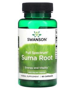 Swanson, Full Spectrum Suma Root, 400 mg, 60 Capsules for energy and vitality