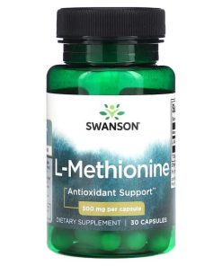 Swanson, L-Methionine, 500 mg, 30 Capsules