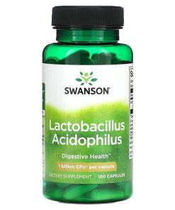 Swanson, Lactobacillus Acidophilus, 1 Billion CFU, 100 Capsules