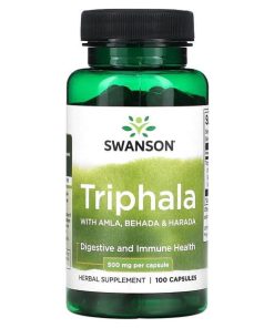 Swanson, Triphala with Amla, Behada & Harada, 500 mg, 100 Capsules