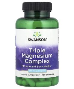 Swanson, Triple Magnesium Complex, 400 mg, 100 Capsules