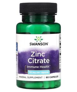 Swanson, Zinc Citrate, 30 mg , 60 Capsules