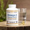 California Gold Nutrition, Omega-3 Premium Fish Oil, 100 Fish Gelatin Softgels - Image 6