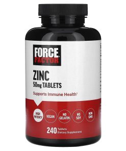 Force Factor, Zinc, 50 mg, 240 Tablets