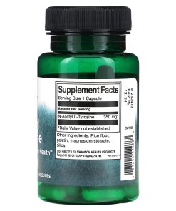 Alternative view of Swanson, N-Acetyl L-Tyrosine, 350 mg, 60 Capsules
