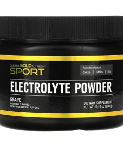 California Gold Nutrition, Sport, Electrolyte Powder, Natural Grape, 10.15 oz (288 g)