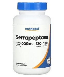 Nutricost, Serrapeptase, 120,000 SPU, 120 Capsules