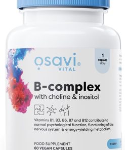Osavi B Complex with Choline & Inositol - 60 Vegan caps